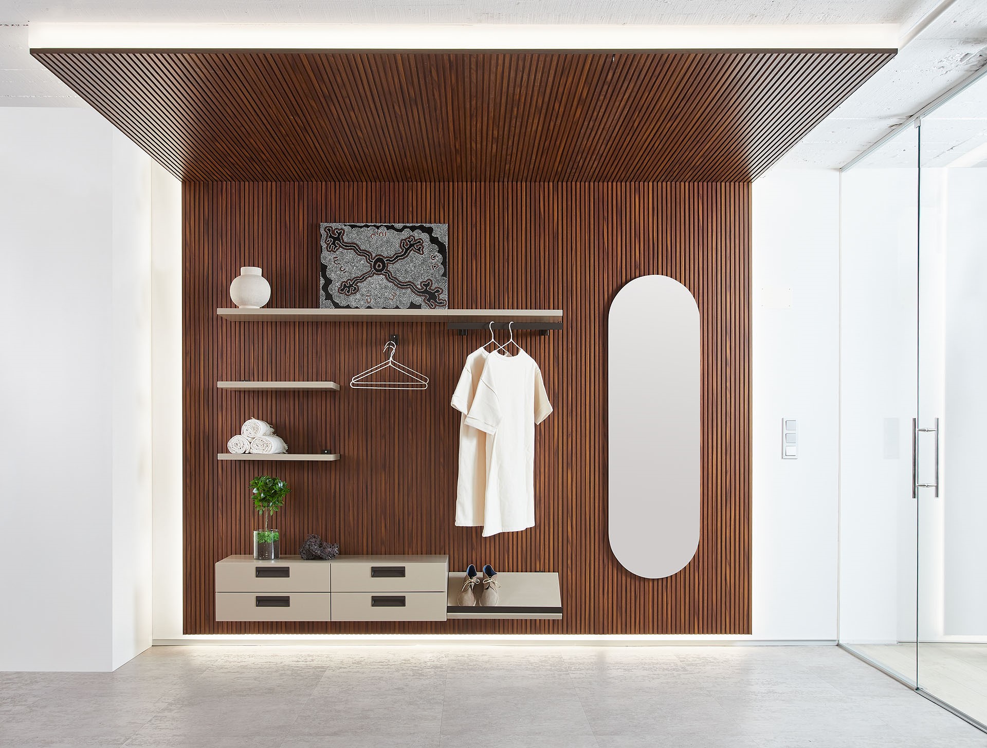 Alutop. Vestidores, hotel